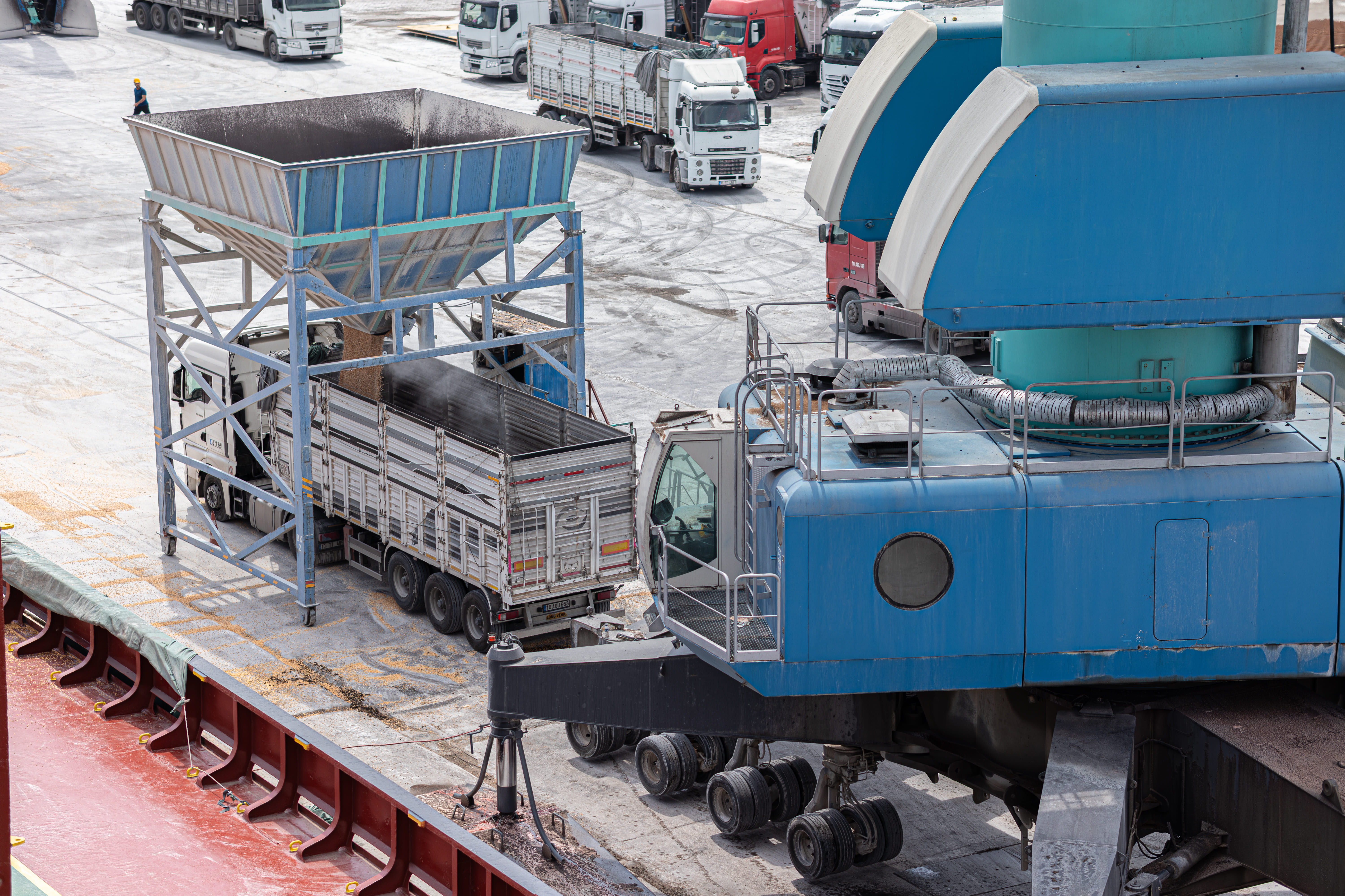 Liman yükleme operasyonu